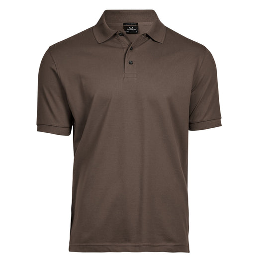 Men's Luxury Stretch Polo - Chocolate