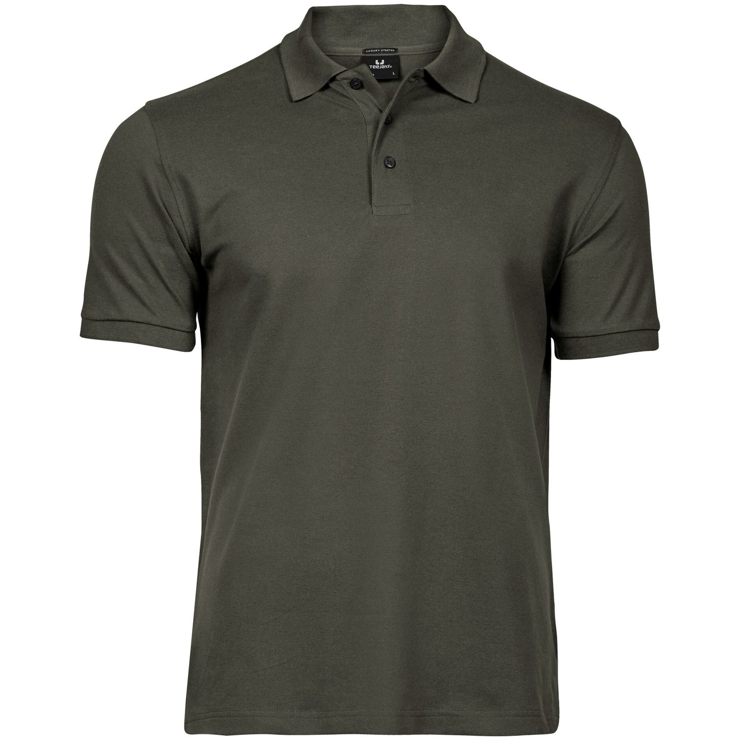 Men's Luxury Stretch Polo - Deep Green