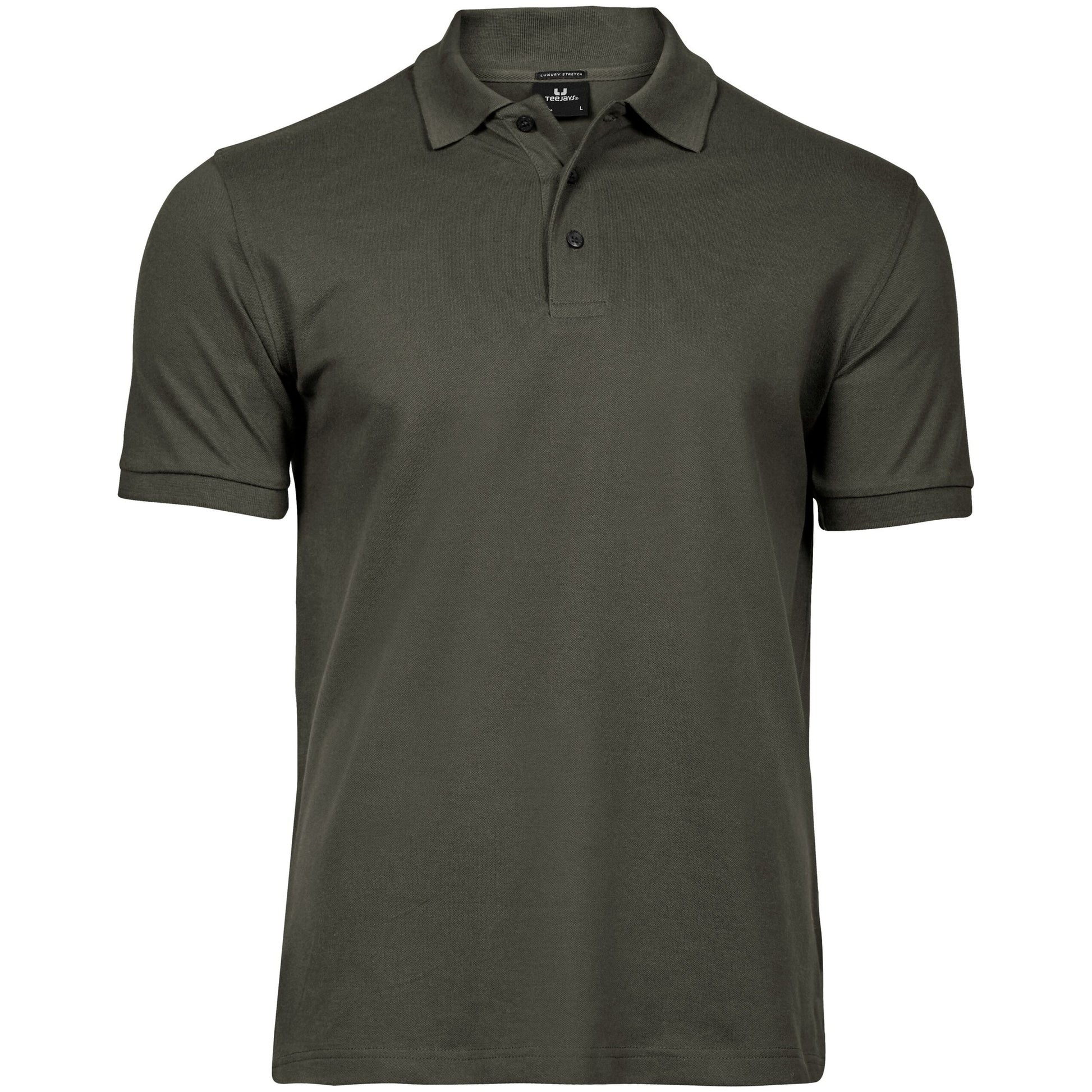 Men's Luxury Stretch Polo - Deep Green