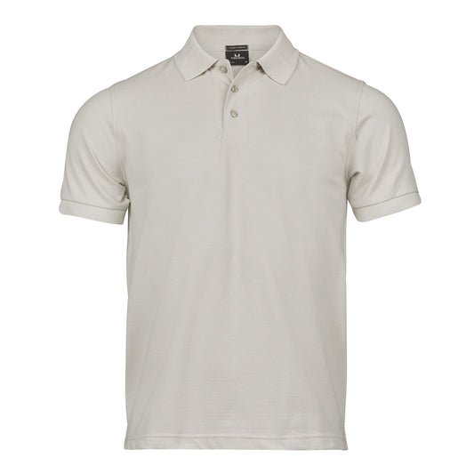 Men's Luxury Stretch Polo - Cement