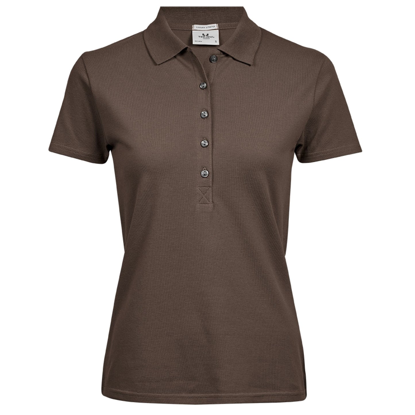 Ladies' Luxury Stretch Polo - Chocolate