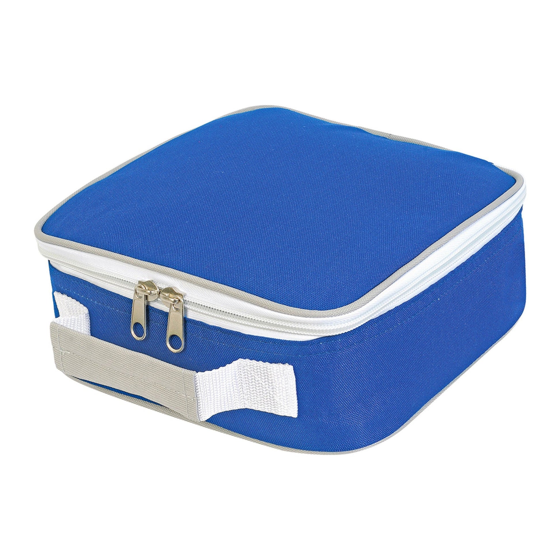 Sandwich Lunchbox Cooler Bag - Royal/Light Grey