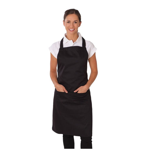 Bib Pocket Apron - Black
