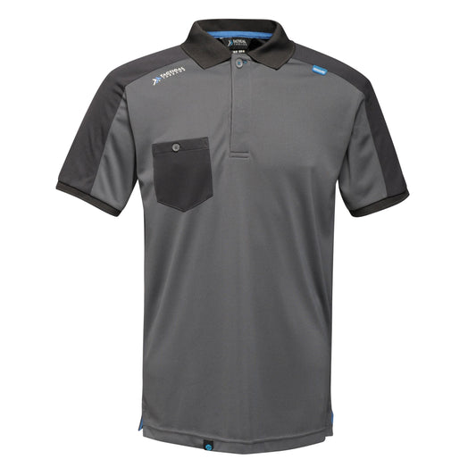 Offensive Wicking Polo - Seal Grey