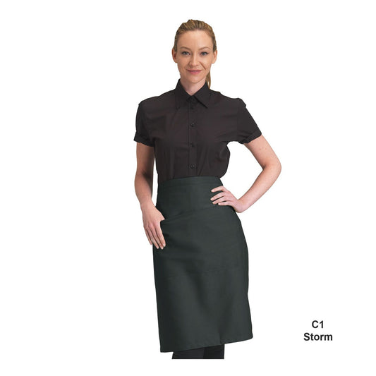 Recycled Waist Apron With Pocket 
 - Storm Grey