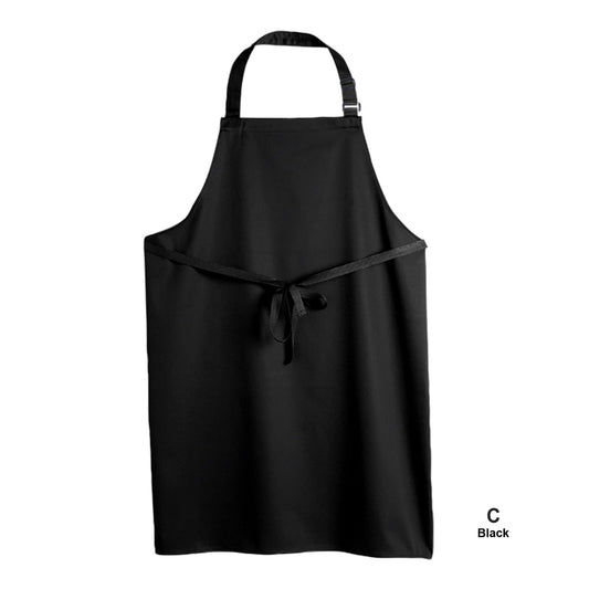 Multi-Coloured Recycled Bib Apron - Black