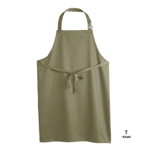 Multi-Coloured Recycled Bib Apron - Khaki
