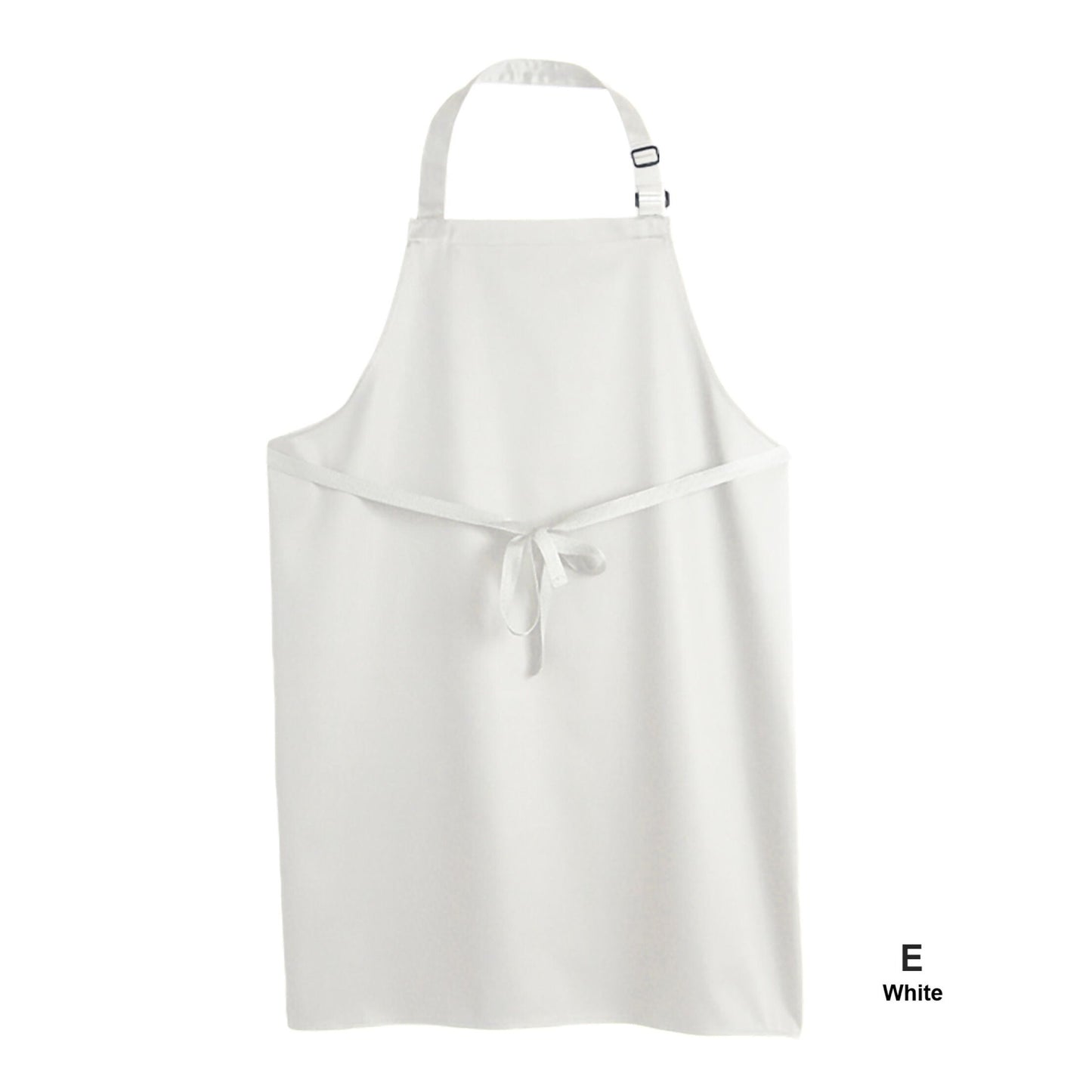 Multi-Coloured Recycled Bib Apron - White