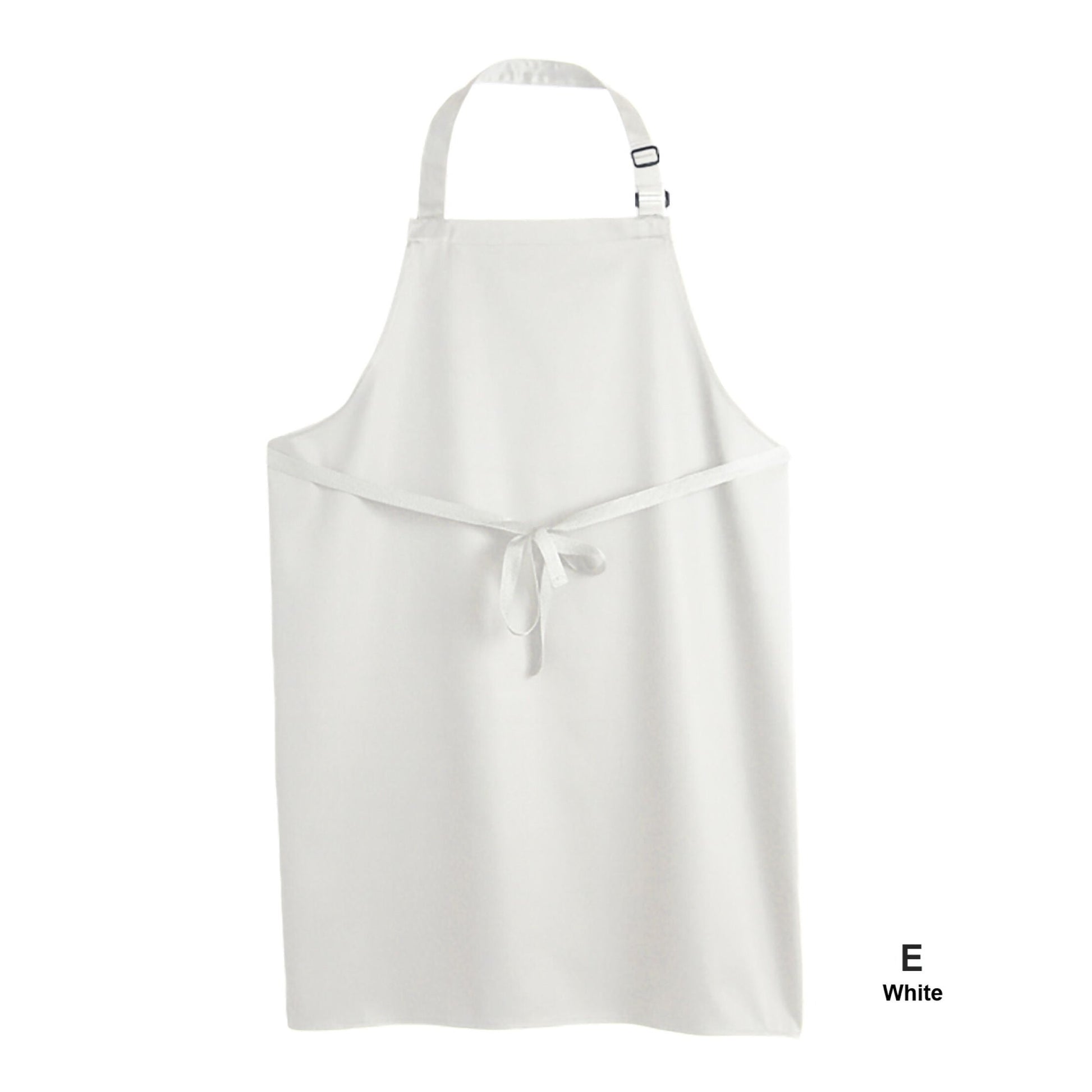 Multi-Coloured Recycled Bib Apron - White