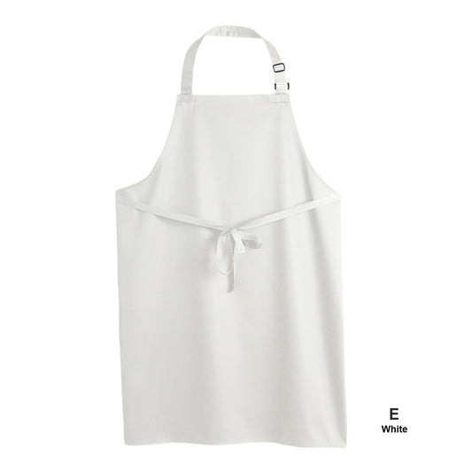 Multi-Coloured Recycled Bib Apron - White
