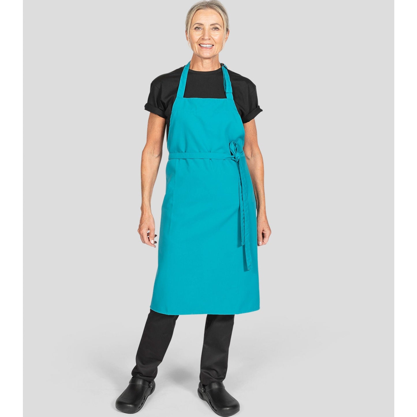 Multi-Coloured Recycled Bib Apron - Sea Grass