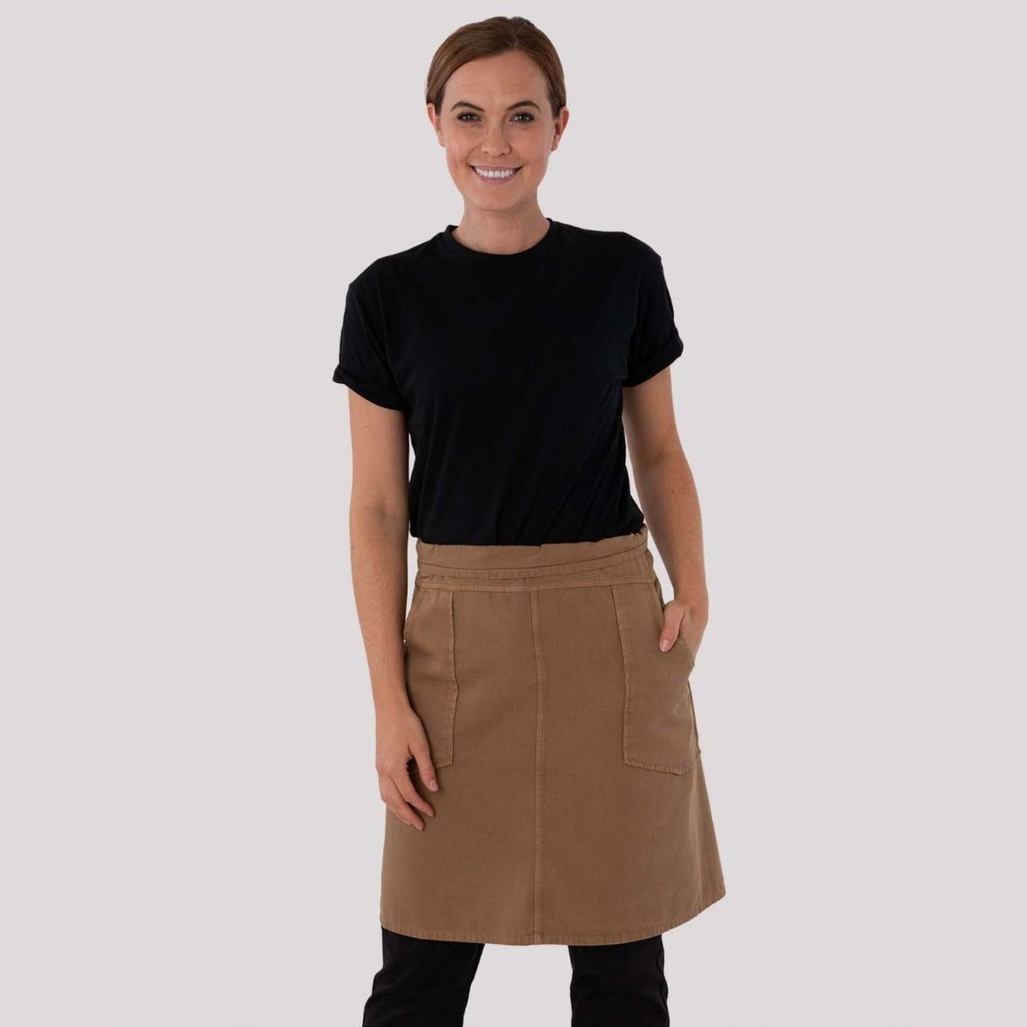 "Originals" Waist Apron with Pockets - Khaki