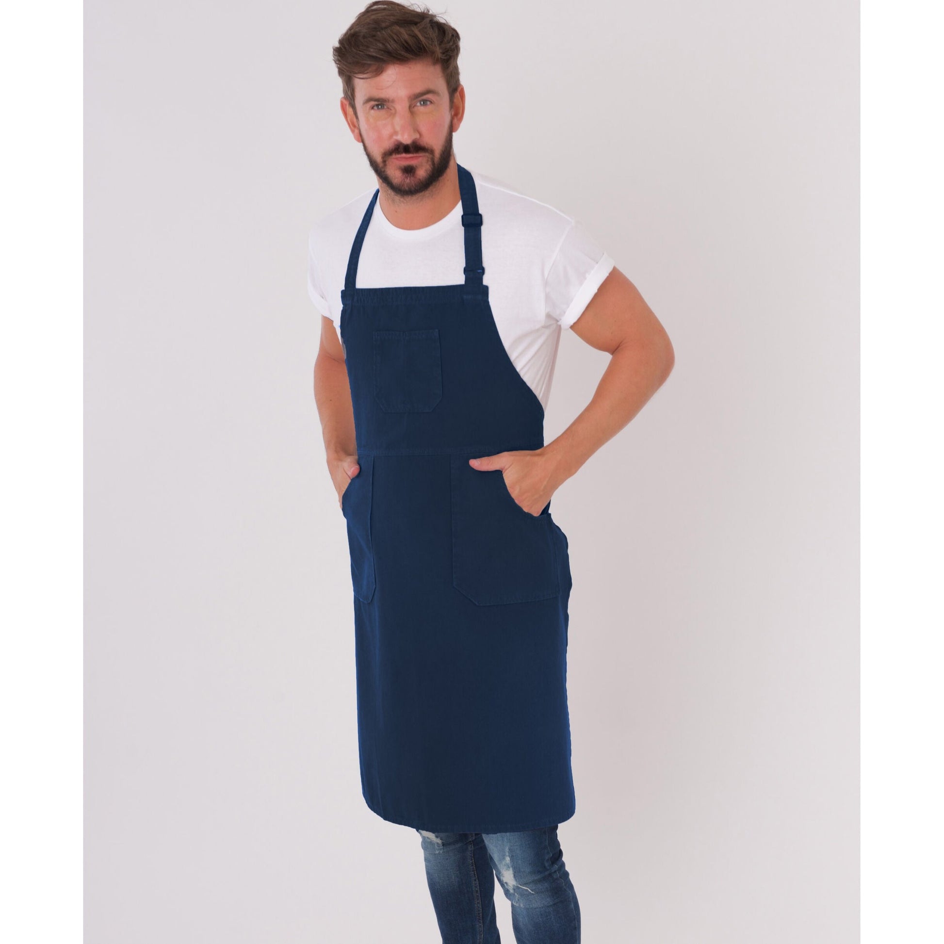 "Originals" Bib Apron - Navy