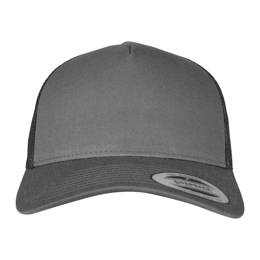 5 Panel Retro Trucker Cap - Charcoal