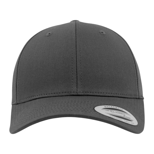Curved Classic Snapback Cap 		 - Charcoal