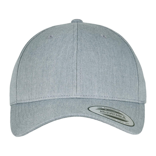 Curved Classic Snapback Cap 		 - Heather Grey