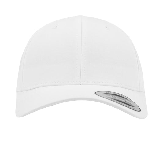 Curved Classic Snapback Cap 		 - White