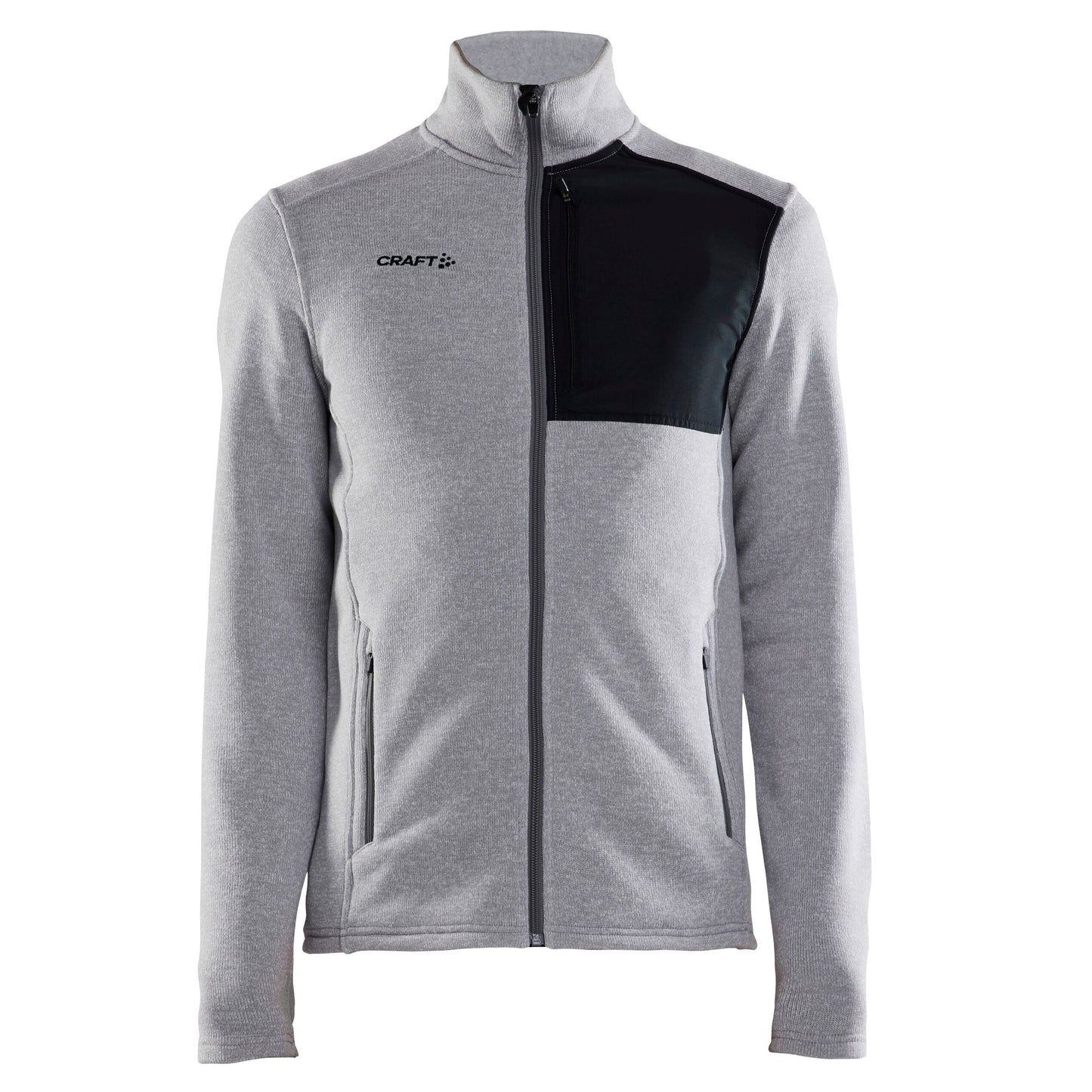 Men's ADV Explore Heavy Fleece Jacket - Grey Melange/ Black