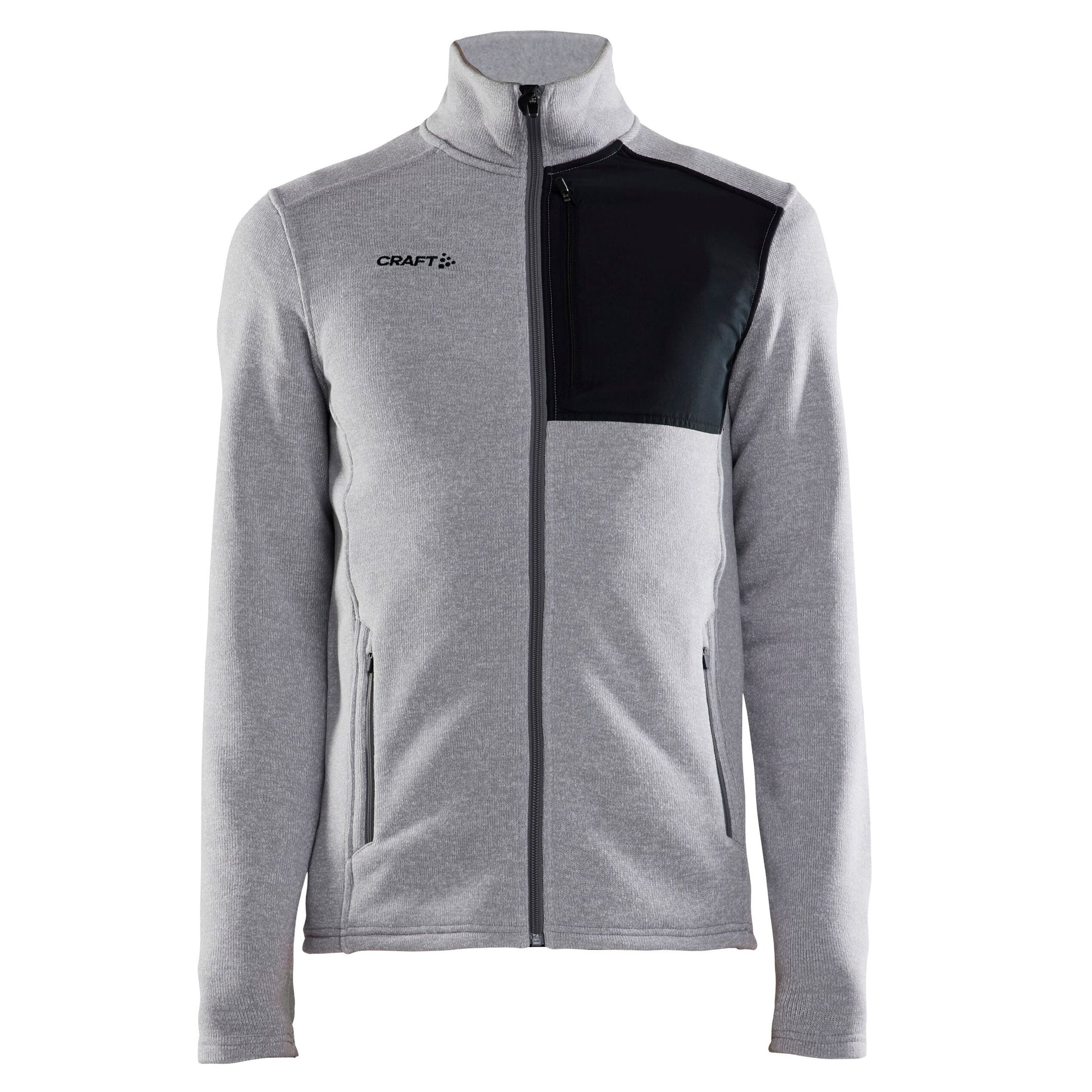 Men's ADV Explore Heavy Fleece Jacket - Grey Melange/ Black