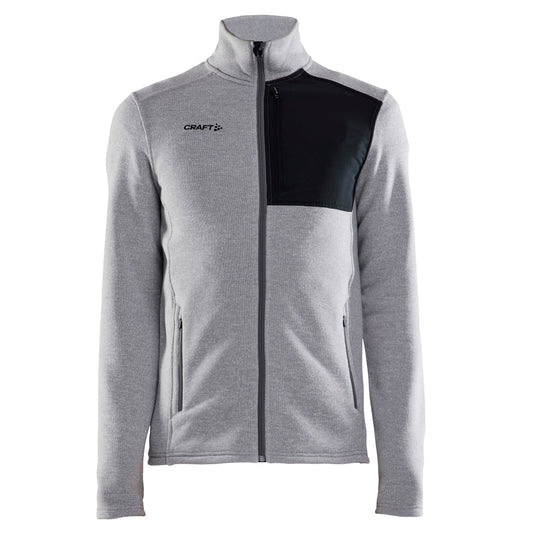 Men's ADV Explore Heavy Fleece Jacket - Grey Melange/ Black