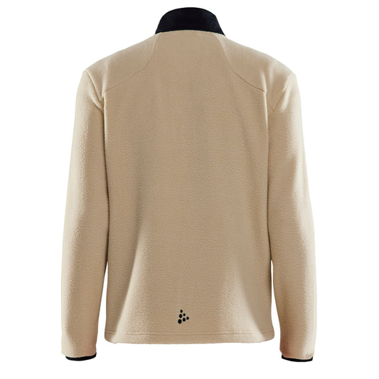 Men's ADV Explore Pile Fleece Jacket - Ecru/Black