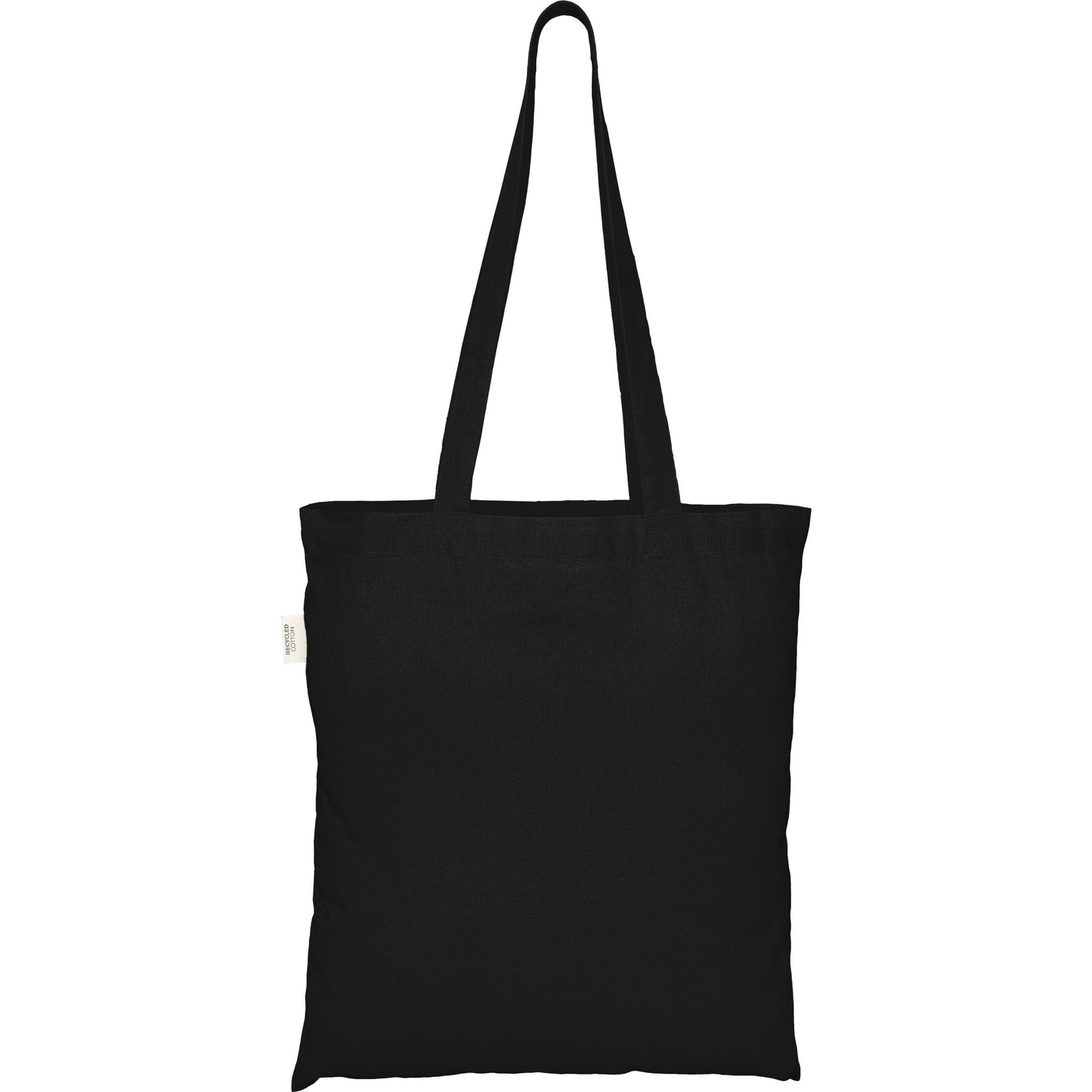 100% Recycled Cotton Tote Bag - Black