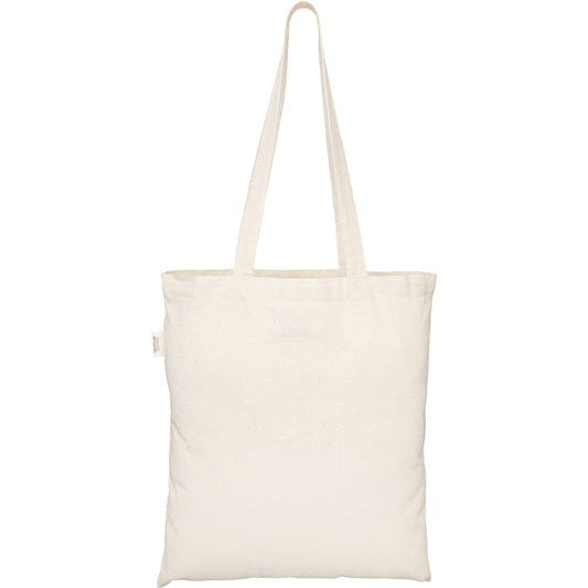 100% Recycled Cotton Tote Bag - Natural