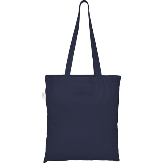100% Recycled Cotton Tote Bag - Navy