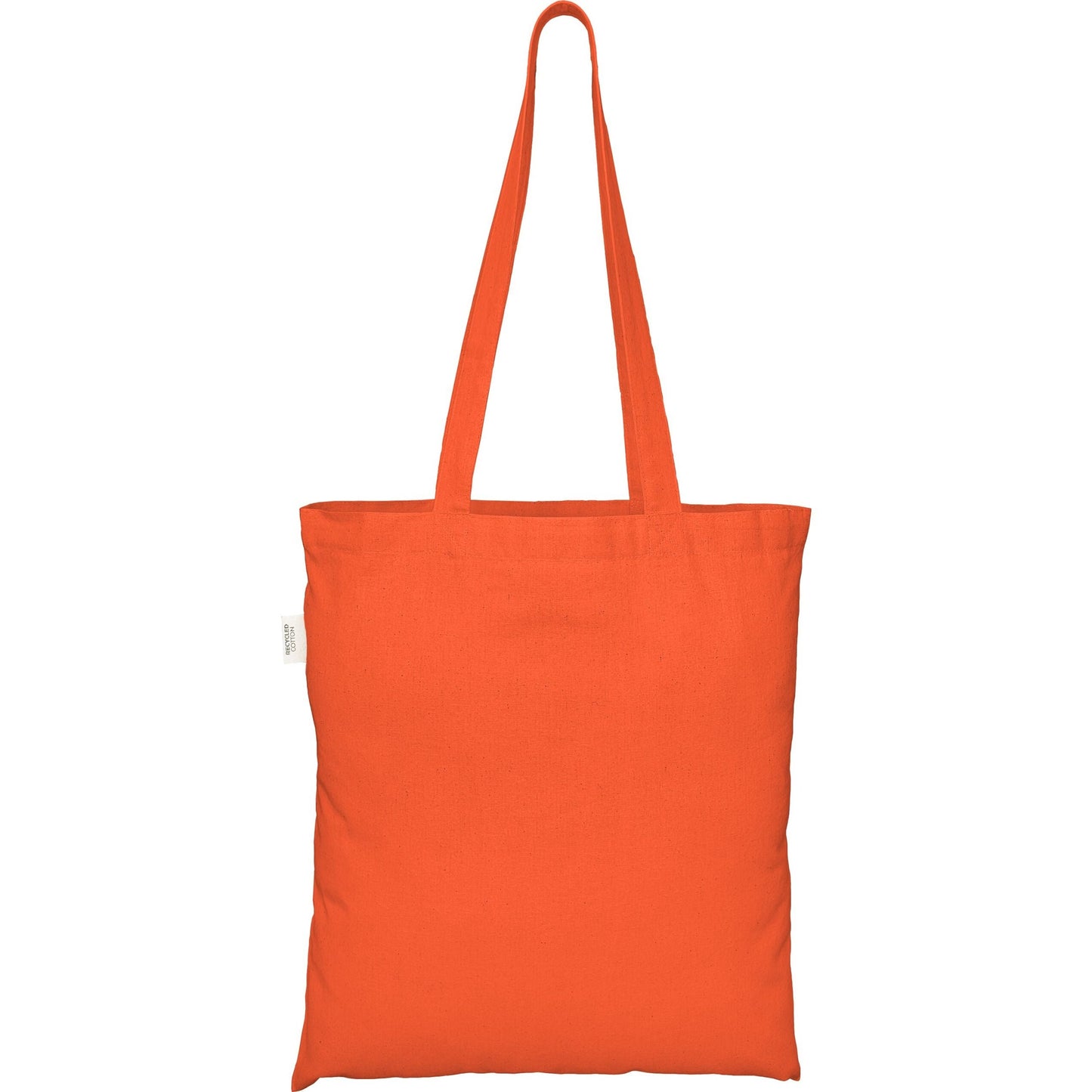 100% Recycled Cotton Tote Bag - Orange
