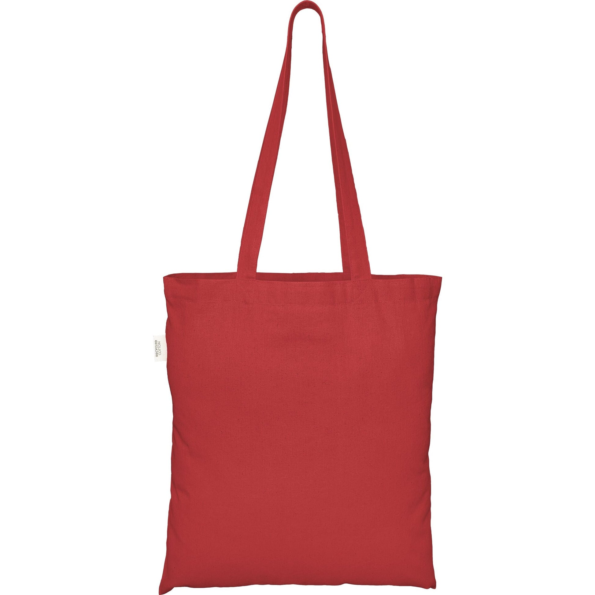 100% Recycled Cotton Tote Bag - Red