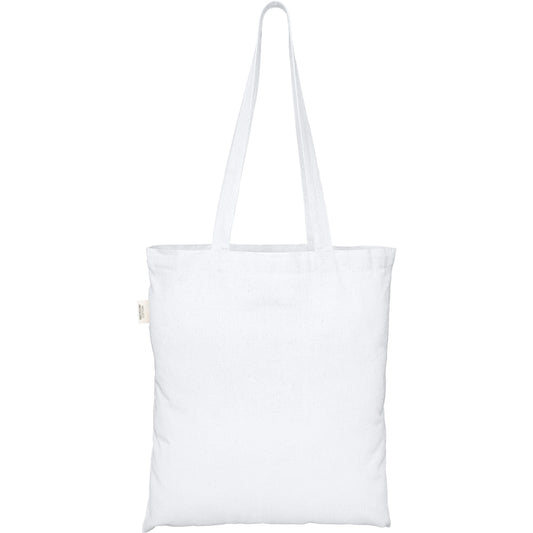 100% Recycled Cotton Tote Bag - White