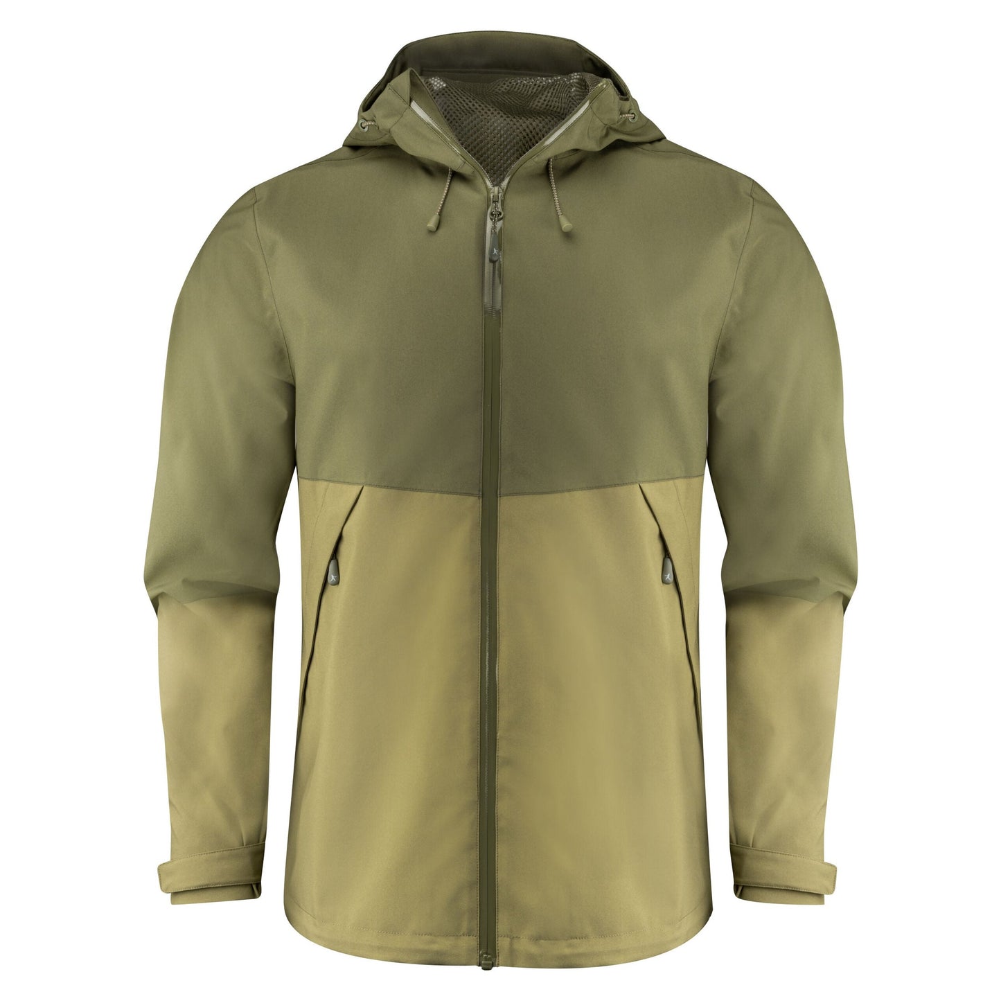 Northville Two-Tone Shell Jacket - Moss Green