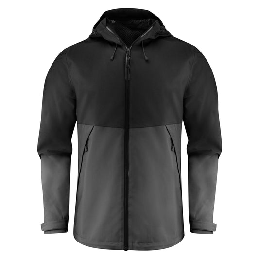 Northville Two-Tone Shell Jacket - Black