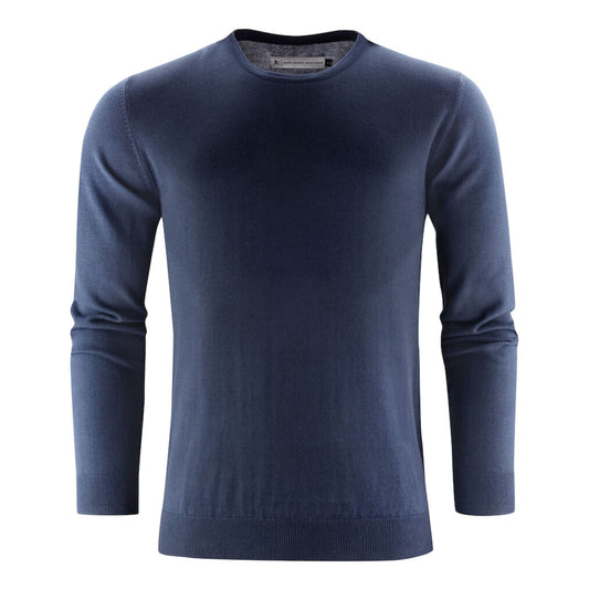 Ashland U-Neck Knit Sweat - Navy