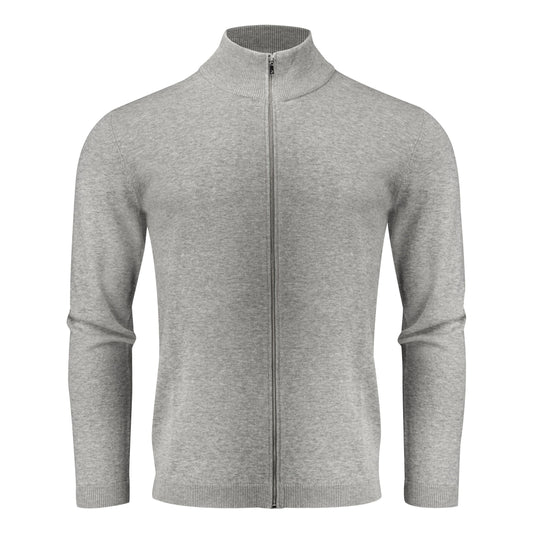 Ashland Knitted Cardigan - Grey Melange