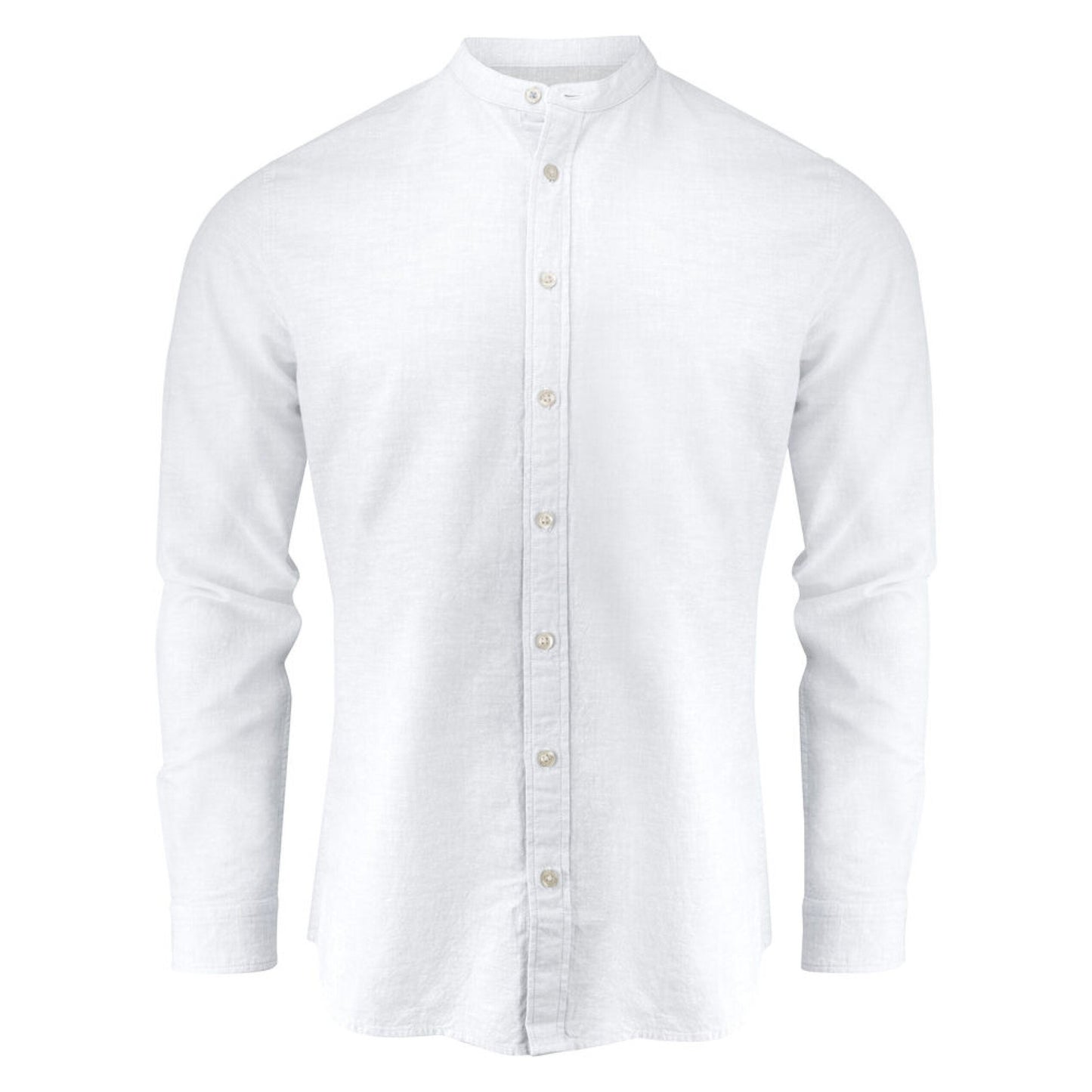 Townsend Linen-Blend Shirt - White