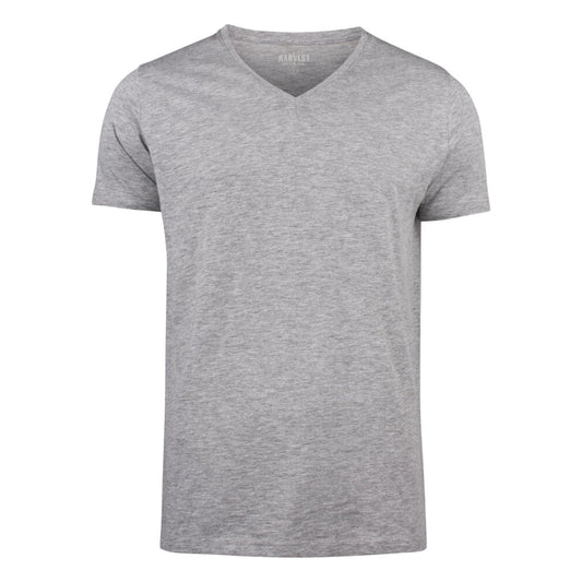 Whailford V-Neck T-Shirt - Grey Melange