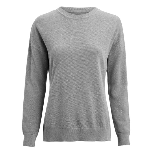 Ladies Ashland Casual Knit - Grey Melange