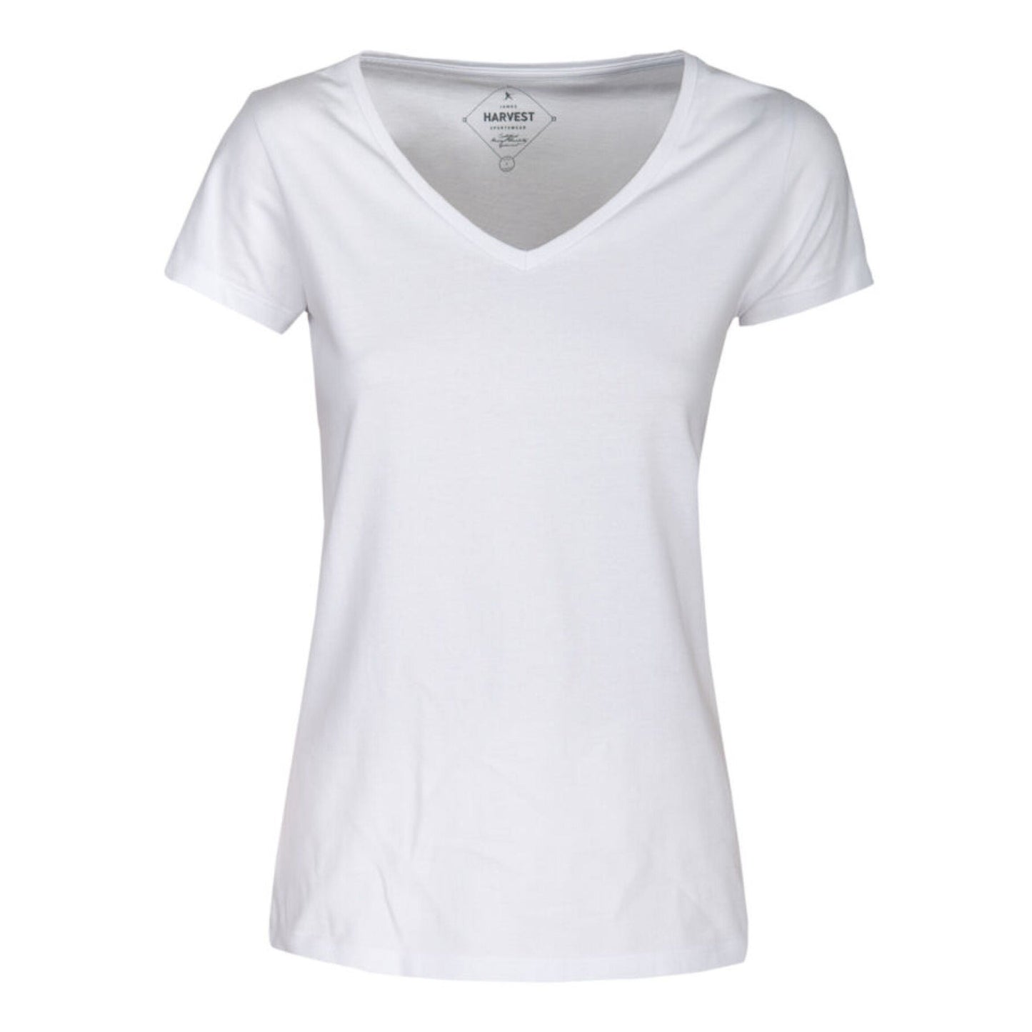 Whailford V-Neck Ladies T - White