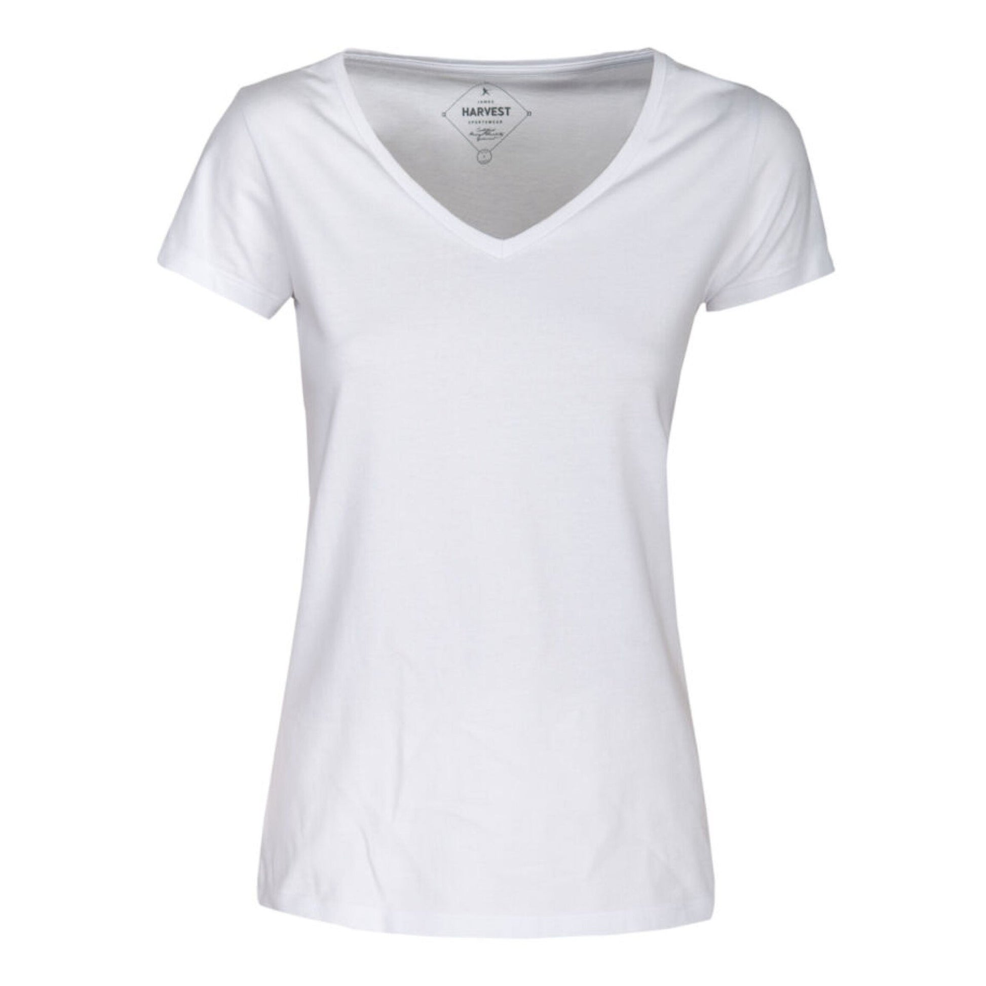 Whailford V-Neck Ladies T - White