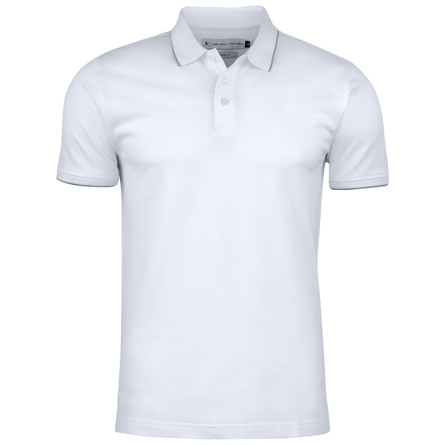 Greenville Modern Polo - White