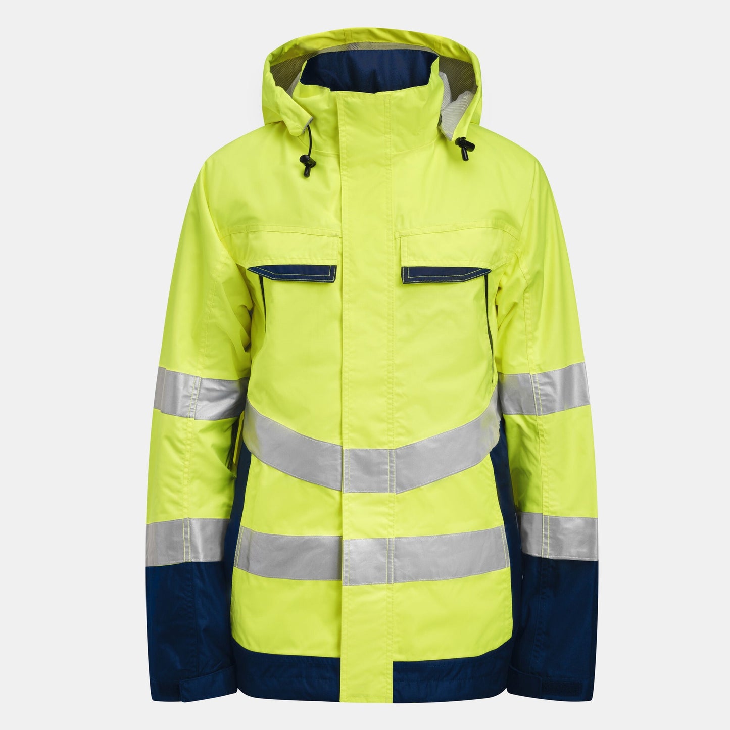 Shell Jacket Hi-Vis - Yellow/Navy