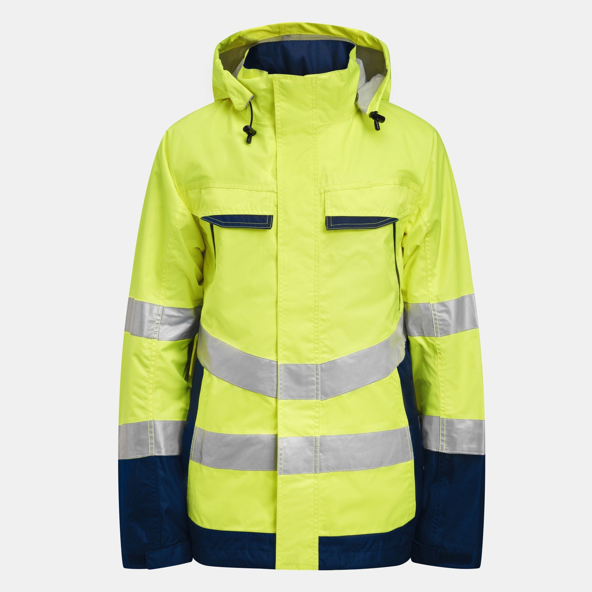 Shell Jacket Hi-Vis - Yellow/Navy