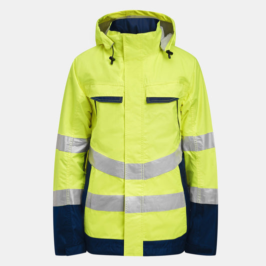 Shell Jacket Hi-Vis - Yellow/Navy
