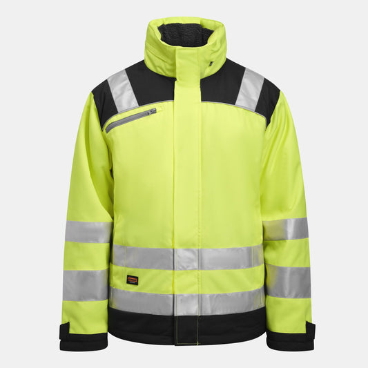 Winter Jacket Star Hi-Vis - Yellow/Navy