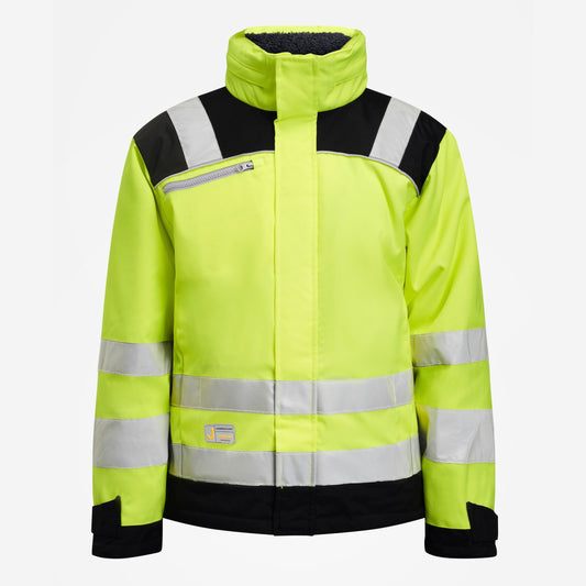 Winter Jacket Star Hi-Vis - Yellow/Black