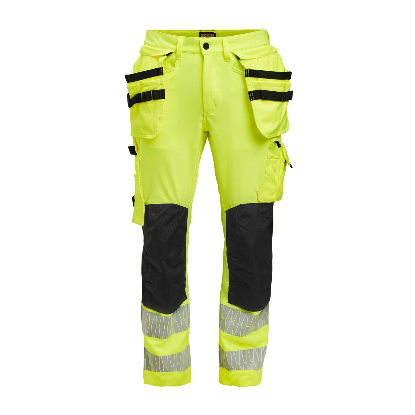 Craftsman Trousers Stretch Hi-Vis - Yellow/Black
