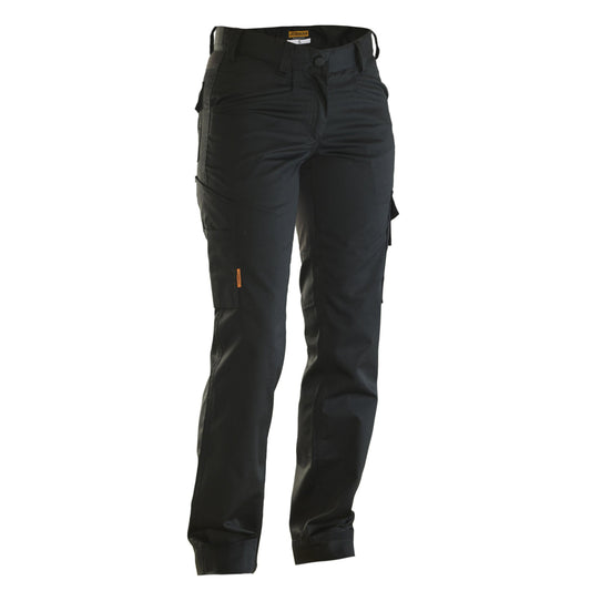 Womens Service Trousers Stretch - Black
