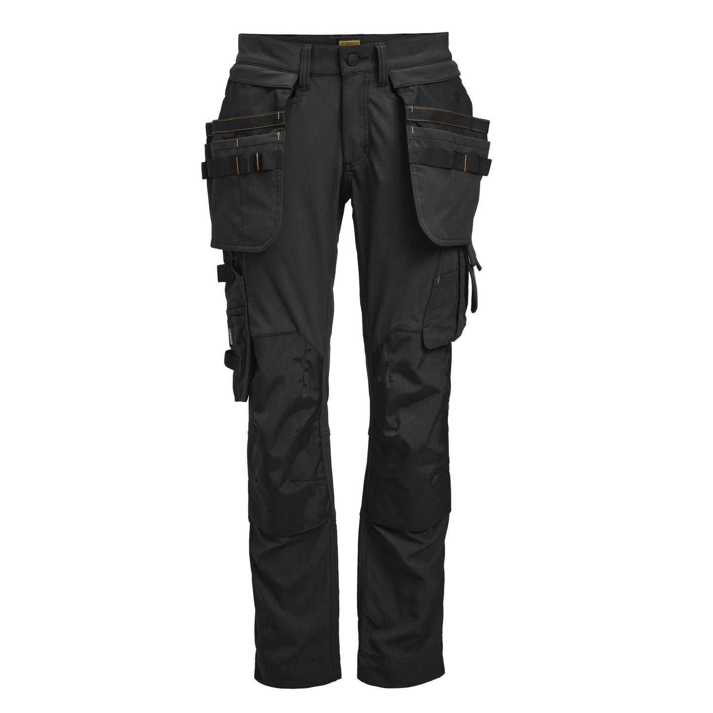 Womens Craftsman Trousers Stretch - Black