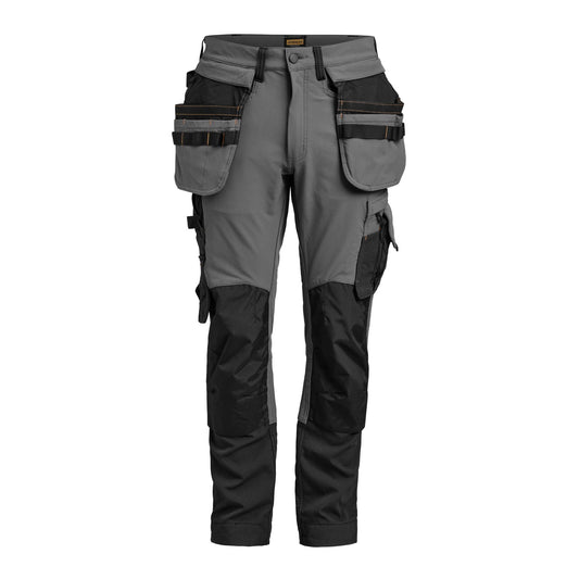 Craftsman Trouser 4-Way Stretch - Dark Grey/Black